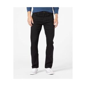 DENIZEN from Levi's Men's 232 Low Rise Slim Straig Black Denim